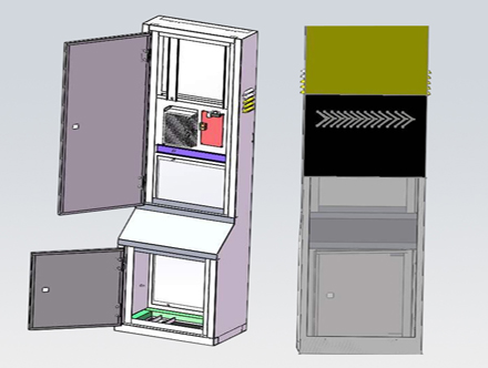 停车场管理设备机壳或箱体